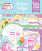 3 Pack - Echo Park Cardstock Ephemera 34/Pkg-Frames & Tags, Make A Wish Birthday Girl - WG349025 - 691835272313 3 Pack - Echo Park Cardstock Ephemera 34/Pkg-Frames & Tags, Make A Wish Birthday Girl - WG349025 - 691835272313