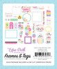 3 Pack - Echo Park Cardstock Ephemera 34/Pkg-Frames & Tags, Make A Wish Birthday Girl - WG349025 3 Pack - Echo Park Cardstock Ephemera 34/Pkg-Frames & Tags, Make A Wish Birthday Girl - WG349025