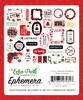 Echo Park Cardstock Ephemera 34/Pkg-Icons, Little Ladybug LB347024