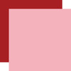 25 Pack Love Notes Double-Sided Cardstock 12"X12"-Pink/ Dark Red LN312-44019 - 691835265513