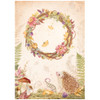 6 Pack - Stamperia Rice Paper Sheet A4-Woodland Garland - DFSA4820 - 5993110030973