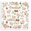 Stamperia Double-Sided Paper Pad 12"X12" 10/Pkg-Roseland SBBL136