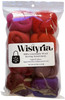 Wistyria Editions Wool Roving 15" .25oz 8/Pkg-Berries WR-W919R - 816463011800