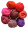 Wistyria Editions Wool Roving 15" .25oz 8/Pkg-Berries - WR-W919R
