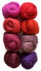 Wistyria Editions Wool Roving 15" .25oz 8/Pkg-Berries WR-W919R