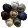 Wistyria Editions Wool Roving 15" .25oz 8/Pkg-Dark & Stormy WR-W921R