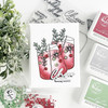 Pinkfresh Studio Clear Stamp Set 4"X6"-Holiday Spirit PF209823