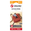 2 Pack VELCRO(R) Brand Sew On Strong Tape 2.5"X1" 8/Pkg-Black 30857 - 075967308575