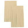 3 Pack - Realeather(R) Crafts Deerskin Fringe 2"x3" 2/Pkg-Buckskin - SF0203-0270