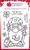 Woodware Clear Stamps 4"X6"-Singles Lucky Gnome FRS1028 - 5055305985700