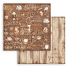 3 Pack Stamperia Double-Sided Paper Pad 8"X8" 10/Pkg-Coffee And Chocolate, 10 Designs/1 Each SBBS93