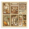 Stamperia Single-Sided Paper Pad 8"X8" 22/Pkg-Coffee And Chocolate SBBSXB01
