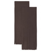 3 Pack Realeather Crafts Deerskin Fringe 2"X6" 2/Pkg-Chocolate SF020607