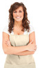 Wear'm Adult Apron With Pockets 19"X28"-Natural MR405