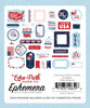 3 Pack - Echo Park Cardstock Ephemera 33/Pkg-Icons, Stars And Stripes Forever - SF369024