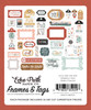 3 Pack Echo Park Cardstock Ephemera 33/Pkg-Frames & Tags, Let's Take The Trip TT364025