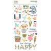 3 Pack Fresh Air Chipboard Stickers 6"X12"FRA21617 - 810112387957