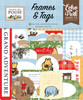 3 Pack Echo Park Cardstock Ephemera 33/Pkg-Frames & Tags, Winnie The Pooh TP363025 - 691835362090