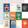 25 Pack Off To School Double-Sided Cardstock 12"X12"-3X4 Journaling Cards OTS12-70003 - 691835386096