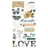 3 Pack - Remember Chipboard Stickers-6"X12" - REM21517