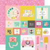 25 Pack True Colors Double-Sided Cardstock 12"X12"-2X2/4X4 Elements TRC12-21813 - 810112388220