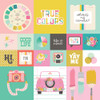 25 Pack True Colors Double-Sided Cardstock 12"X12"-2X2/4X4 Elements TRC12-21813