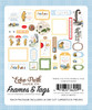 Echo Park Cardstock Ephemera 33/Pkg-Frames & Tags, Winnie The Pooh - TP363025