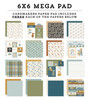 Echo Park Double-Sided Mega Paper Pad 6"x6" 48/Pkg-Special Delivery Baby Boy Cardmakers DB353031