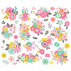 True Colors Bits & Pieces Die-Cuts 37/Pkg-Floral TRC21832