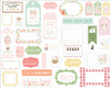 Carta Bella Cardstock Ephemera 33/Pkg-Frames & Tags, Here Comes Easter CE351025