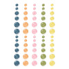 Fresh Air Glitter Enamel Dots Embellishments-60/Pkg FRA21626