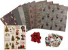 2 Pack - Little Birdie Christmas 12"x12" Paper Crafting Kit-Christmas Cheer - CR93982