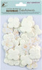6 Pack - Little Birdie Macie Paper Flowers 35/Pkg-Shabby Chic - MACIE-83829 - 8903236661224