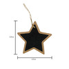 6 Pack - Little Birdie Hanging Mini Chalkboard Sign 2/Pkg-Star - CHKLBRD1-89204