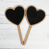 6 Pack - Little Birdie Mini Chalkboard Tabletop Sign 2/Pkg-Heart - CLKBRDTB-89194 6 Pack - Little Birdie Mini Chalkboard Tabletop Sign 2/Pkg-Heart - CLKBRDTB-89194