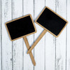 6 Pack - Little Birdie Mini Chalkboard Tabletop Sign 2/Pkg-Rectangle - CLKBRDTB-89206