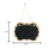 6 Pack - Little Birdie Hanging Mini Chalkboard Sign 2/Pkg-Ornate Braces - CHKLBRD1-89207 6 Pack - Little Birdie Hanging Mini Chalkboard Sign 2/Pkg-Ornate Braces - CHKLBRD1-89207