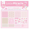 3 Pack Little Birdie Little Miracle Cardstock Pack 6"X6" 24/Pkg-Baby Girl CR85667 - 8903236680591