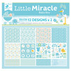 3 Pack Little Birdie Little Miracle Cardstock Pack 6"X6" 24/Pkg-Baby Boy CR85664 - 8903236680560