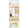 6 Pack Little Birdie Love Foil Embellishment 10/Pkg-Love Laugh Joy CR66476 - 8903236483208