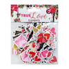 6 Pack Little Birdie True Love Ephemera Embellishment 78/Pkg-True Love CR84080 - 8903236663747
