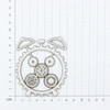 6 Pack - Little Birdie Primed Chipboard-Cog Clock - PCBD199-85097