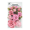 3 Pack - Little Birdie Rosalind Paper Flowers 21/Pkg-Celebrate Life - ROSALIND-82822 - 8903236650853