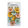 3 Pack - Little Birdie Wendy Paper Flowers 9/Pkg-Sunshine And Lemonade - 5A0020LF-79419 - 8903236615302