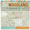 2 Pack Little Birdie Woodland Stories Cardstock Pack 12"X12" 12/Pkg-Woodland Stories CR79509 - 8903236616200