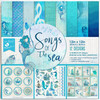 2 Pack - Little Birdie Cardstock Pack 12"X12" 12/Pkg-Songs of the Sea - CR84007 - 8903236663013 2 Pack - Little Birdie Cardstock Pack 12"X12" 12/Pkg-Songs of the Sea - CR84007 - 8903236663013