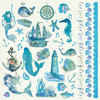 2 Pack - Little Birdie Cardstock Pack 12"X12" 12/Pkg-Songs of the Sea - CR84007 2 Pack - Little Birdie Cardstock Pack 12"X12" 12/Pkg-Songs of the Sea - CR84007