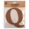6 Pack - Little Birdie MDF Alphabets Upper Case 4" 1/Pkg-Q - CR88164 - 8903236706161