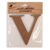 6 Pack - Little Birdie MDF Alphabets Upper Case 4" 1/Pkg-V - CR88169 - 8903236706215 6 Pack - Little Birdie MDF Alphabets Upper Case 4" 1/Pkg-V - CR88169 - 8903236706215