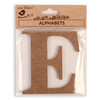 6 Pack Little Birdie MDF Alphabets Upper Case 4" 1/Pkg-E CR88152 - 8903236706048